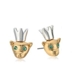 Betsey Johnson Tiger King Earrings